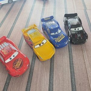 Disney Pixar Cars 4" Diecast Car Lot of 4.